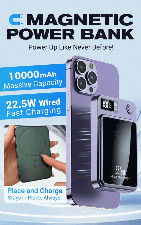 ⚡ 50% OFF NOW! ✨ 10000mAh Ultra Slim Power Bank - PD/QC Fast Charging & Portable Design for Phones and Tablets 📱🔋
