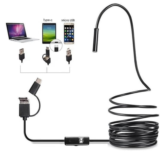 🔍 3-IN-1 MULTIFUNCTIONAL ENDOSCOPE - For ENT/ Dental/ Veterinary Use with HD Camera & Adjustable Light, Waterproof Design for Safe Exploration 🩺📱