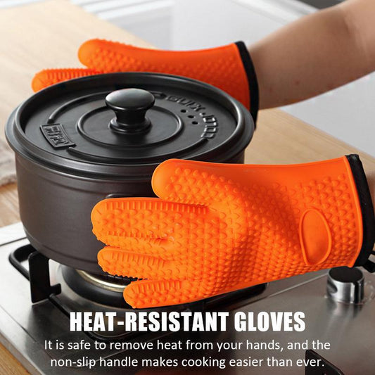 🔥 BUY 2 AND GET 3! 🧤 Heat-Resistant Gloves (1 Pair) – Safe and Durable Protection ✨
