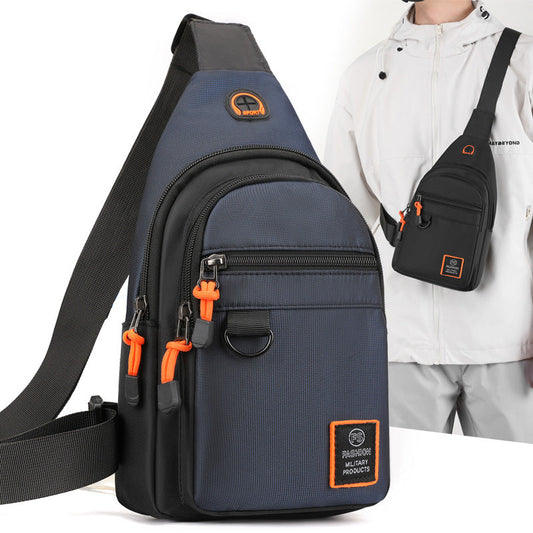 🎒 BUY 3 GET 4! ✨ Men's Waterproof Nylon Crossbody Bag - Multi-Compartment Organization with Adjustable Strap for Travel & Everyday Use 🌧️💼