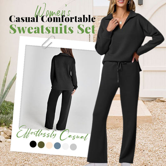 👚 49% OFF NOW! 🏃♀️ Women's Casual Sweatsuits Set - Soft & Breathable for Lounge or Sport, Relaxed Fit with Modern Style 🌸📦