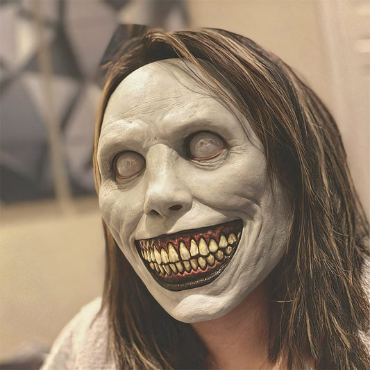 🎭 60% OFF NOW! 🎃 Creepy Horror Halloween Mask - Realistic Detailing with Adjustable Straps, Terrifying Effect for Parties & Pranks 👻✨