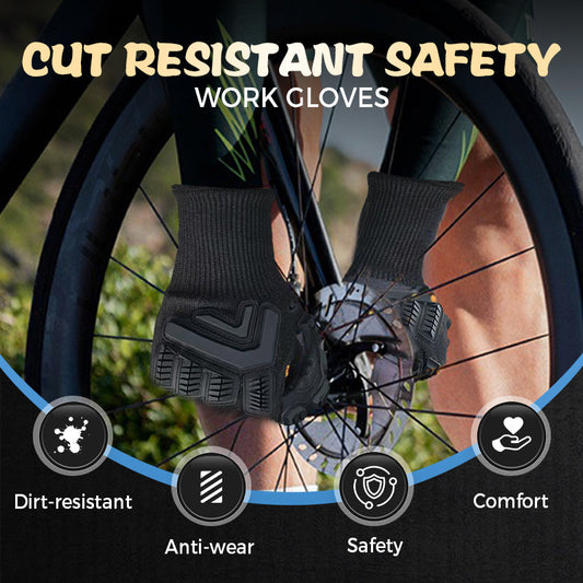 🔥 50% OFF! ✨ Level 5 Cut Resistant Safety Work Gloves - Maximum Protection for Professional Use with Comfortable Grip ⛑️🧤