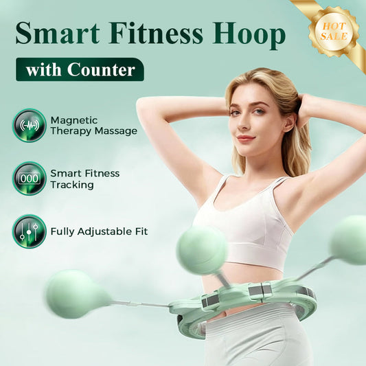 💃 69% OFF NOW! ✨ Smart Fitness Hoop with Counter - Dynamic Motion Sensor & Adjustable Resistance for Effective Waist Training 🔥🎯