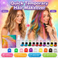 🎃🎄Sick Of Damaging Permanent Dye?✨Limited‑Time Save Up To 50%! Temporary Hair Chalk Set 🎁🌈