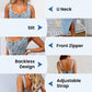 🌞 50% OFF NOW!  👗Women's U-Neck Denim Bodycon Cami Dress – Adjustable Straps, Thigh-High Slit & Stretch Fit 👖