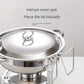 🍲 50% OFF NOW! 🍽️ Stainless Steel Chafing Dish Buffet Set – 5QT, Gold Finish & Fuel Can Rack ✨