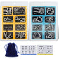 🧩 50% OFF FINAL DAY! 🔵 Metal Puzzle Ring (8-Piece Blue Version) - Challenging Brain Teaser for Logic Training & Stress Relief 🧠✨