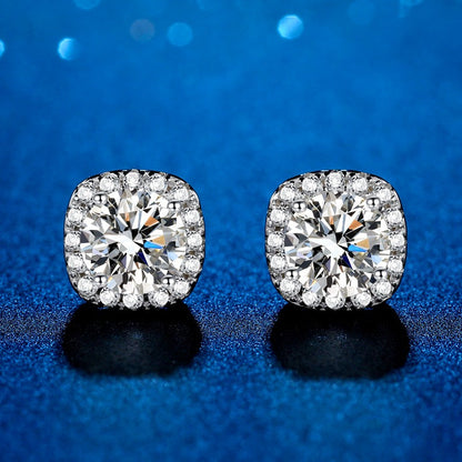 💎 50% OFF NOW! 🕊️ Moissanite Silver Earrings – Hypoallergenic & Radiant Everyday Elegance 🎁