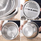 🎉 2026 Sale — Over 41,000 Sold! 🔥 3-in-1 Steel Grater Bowl – Prep Simplified 🌸