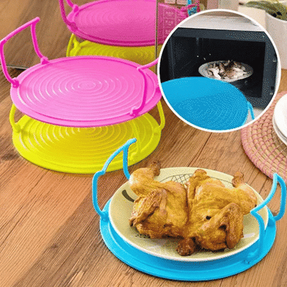 🎉 2026 Sale — Over 13,000 Sold! 🍽️⚡ Double your microwave space — heat two dishes at once, save time and energy. Heat‑safe handles, non‑slip grip, and folds flat for storage. 🏠