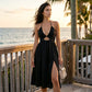🎉 New Arrival – 50% OFF! 💥 Sexy V-Neck Maxi Dress – Floor-Sweeping Goddess Vibes ✨
