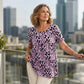 🎉 LIMITED TIME 50% OFF! 👚 Printed Round Neck Top – Casual Cool, Soft Touch ☀️