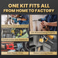 🔥 LIMITED-TIME 50% OFF 🔩 4-Flute Serrated Eccentric Drill Bit Kit — High-Strength, Durable & Versatile