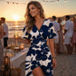 🎉 2026 Sale — Over 44,000 Sold! 💃 Ruffle Sleeve Sundress – Romantic Wrap Waist ✨