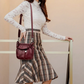 👜 60% OFF NOW! 💼 Pleated Bucket Leather Handbag – Soft Material, Adjustable Strap & Chic Casual Style ✨