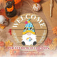 🎄 60% OFF NOW! 🍁 Interchangeable Wooden Gnome Welcome Sign - Customizable Seasonal Decor with Accessories, Perfect for Porch/Garden Holiday Display 🎅✨