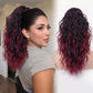 💇‍♀️ 60% OFF NOW! ✨ Curly Wavy Hair Extension with Ponytail – Frizz Control, Natural Look & Clip-In Design 💜