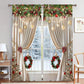 🪟 50% OFF CHRISTMAS SALE! ✨ Christmas Window Curtains 2-Piece Set - Festive Patterns with Blackout Lining for Holiday Home Decor 🎄❤️