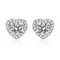 💎 50% OFF NOW! 🕊️ Moissanite Silver Earrings – Hypoallergenic & Radiant Everyday Elegance 🎁