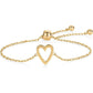 💖 50% OFF NOW! 💑 Matching Heart Charm Bracelet Set – Stainless Steel & Adjustable ✨