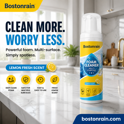 🧼 50% OFF NOW!🔥 Multi-Purpose Foam Cleaner – Powerful Grease & Stain Remover – Leather & Chrome Safe – Home Cleaning Essential Kit 🧽