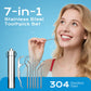 🎉 Limited-Time Offer! 🦷 Stainless Steel Toothpick Set – 0.1mm Ultra-Fine Tip for Precise Cleaning, Reusable & Portable ✨