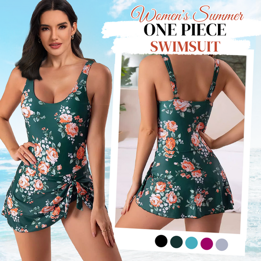 🏖️👙 LIMITED TIME 50% OFF! ✨Women's Tummy Control Skirt Swimsuit – Full coverage, built-in bra – Beach-ready confidence. ☀️
