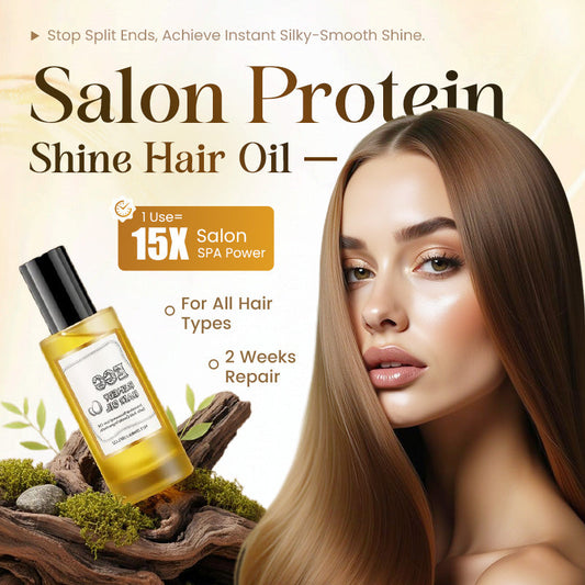 🌟 BUY 2 GET 1 FREE! ✨ EGG PROTEIN HAIR OIL - Intensive Repair & Shine, Enriched with Keratin and Natural Oils, Restores Softness and Strength to Damaged Hair 🌿🧴