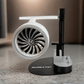 🌀 50% OFF NOW!⚡ Creative Turbo Desk Fan – Simulated Natural Breeze & Red Night Light – Stylish Cooling Gadget 🌬️