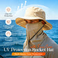 🧢 50% OFF NOW! ☀️ Ventilated Fisherman Hat with Removable Face Shield – 2-in-1 Design, Cooling Ice Silk & Adjustable Fit – 360° Sun Protection 🎣