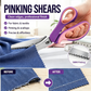 🔥 2026 Sale — Over 23,100 Sold! 🧵 Stop fraying edges for good — these pinking shears cut clean zigzags through fabric, paper, and leather. Ergonomic handles, rust-proof steel, and a professional finish every time. ⚡