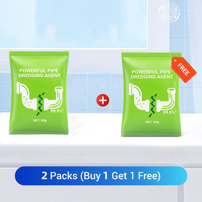🧴 BUY 1 GET 1 FREE! ✨ POWERFUL PIPE CLEANER - Unclogs Drains in 5 Minutes, Safe for All Pipes, Easy to Use with No Residue, Prevents Future Blockages 🚰💥