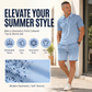 🚨 FINAL HOURS! ⏳ 50% OFF – While Stock Lasts! 👕 Men’s Geometric Print Co-ord Set – Instant Style Upgrade 🔷