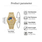 ⌚ 50% OFF NOW! 🦅 Gold Plated Hip Hop Style Patriotic Watch – Iced Out, Eagle Dial & Quartz Movement 🇺🇸