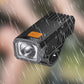 💥 BUY 1 GET 1 FREE! 🚴‍♂️ LED Waterproof Rechargeable Bike Headlight with Clip – Bright & Durable ✨