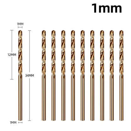 🔩 50% OFF NOW! ✨ Twist Drill Bits for Stainless Steel - Titanium Coated & Split Point Design for Precision Drilling in Metal & Wood 🛠️⚡