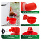 🐔 LIMITED-TIME 50% OFF 💧 Automatic Poultry Water Cups — 5/16" Thread, Gravity-Fed, Leak-Proof