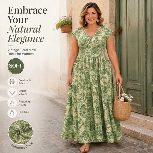 🎉 2026 Sale — Over 59,000 Sold! 🦋 Floral Smocked Maxi Dress – Ethereal ✨