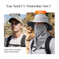 🧢 50% OFF NOW! ☀️ Ventilated Fisherman Hat with Removable Face Shield – 2-in-1 Design, Cooling Ice Silk & Adjustable Fit – 360° Sun Protection 🎣
