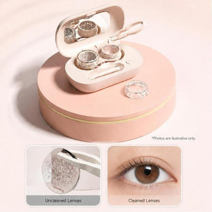 🎉 2026 Sale — Over 9,000 Sold! 👁️ Travel Contact Lens Case with Mirror – Dual Leak-Proof Soaking Compartments, Tweezers & Applicator Included! ✨
