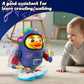🦆 50% OFF LIMITED TIME! ✨ Dancing Space Duck Toy - Interactive LED Light & Music with Solar Sensor for Fun Cosmic Dance Moves 🌟🚀