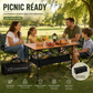 🎉New arrival 50% OFF!🏕️Carbon Steel Folding Camping Table｜Quick Setup Portable Outdoor Picnic Table ✨