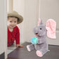 🎁 60% OFF! 🐘 Cute Hide & Seek Elephant Plush Doll - Interactive Play with Soft Material, Perfect Gift for Kids 🧸✨