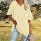 👕 50% OFF NOW! 🌿 Women's Casual V-Neck T-Shirt – Soft Cotton Blend & Flowy Hem – Breezy Everyday Essential 🍃