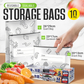 💥 BUY 1 GET 1 FREE! 🥡 Reusable Aluminum Foil Sealable Storage Bags – Eco-Friendly & Convenient ✨