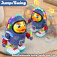 🦆 50% OFF LIMITED TIME! ✨ Dancing Space Duck Toy - Interactive LED Light & Music with Solar Sensor for Fun Cosmic Dance Moves 🌟🚀
