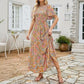 👗 50% OFF NOW! 🌸 Women's Casual Floral Print Maxi Dress – Flutter Sleeves, Smocked High Waist & Flowy Tiered Skirt ✨