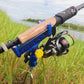 🎣 LIMITED-TIME 50% OFF 🔒 Fishing Rod Self-Locking Turret Bracket — 360° Rotation, Stainless Steel