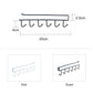🏠 50% OFF NOW!🔥 Under Shelf Hanger with 6 Hooks – Space Saving Kitchen Organizer – No Drill Storage Rack – Steel Utensil Holder for Cabinet & Wardrobe 🍴